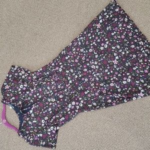 Brooks brothers flower print short dress